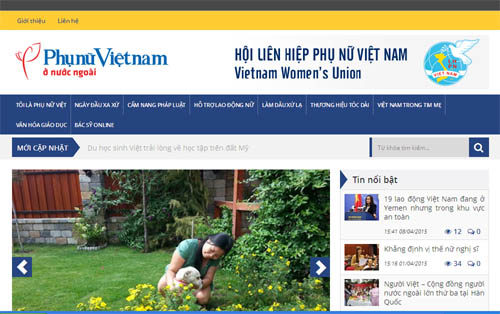 Website for Vietnamese women living abroad launched